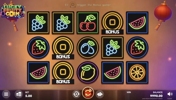 Lucky Fruity Coin gameplay