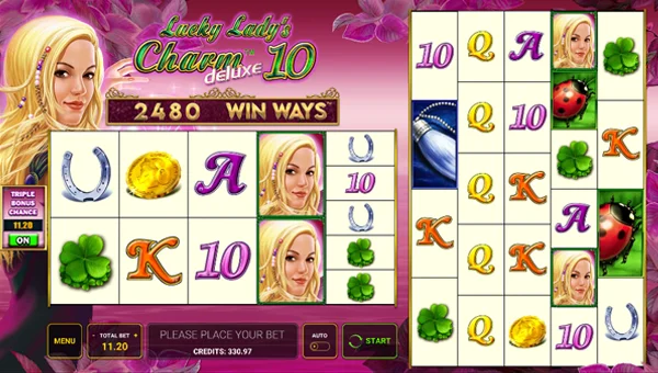 Lucky Ladys Charm Deluxe 10 Win Ways