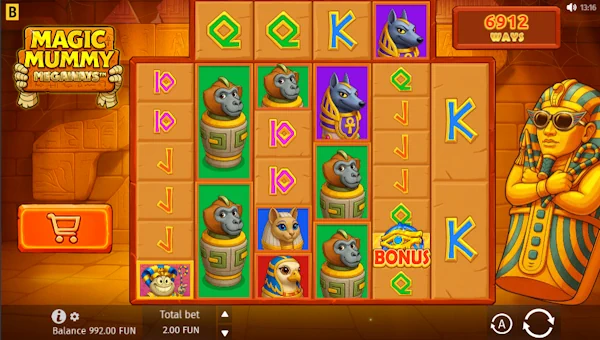 Magic Mummy Megaways gameplay