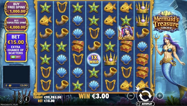 Mermaids Treasure Trove gameplay