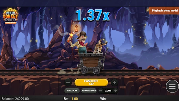 Miner Donkey Rider gameplay