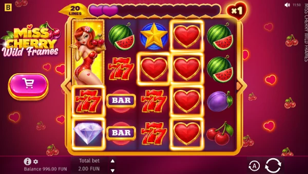 Miss Cherry Wild Frames gameplay