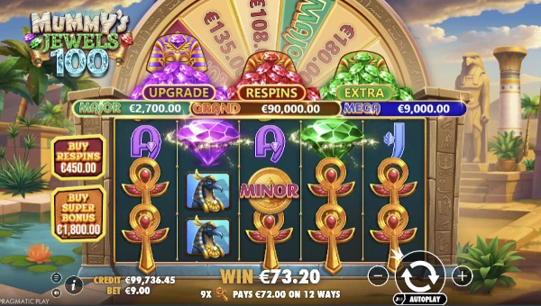 Mummys Jewels 100 gameplay
