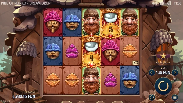 Pine of Plinko Dream Drop