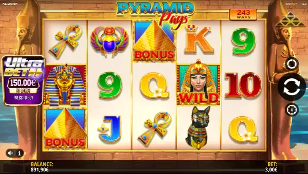 Pyramid Pays gameplay