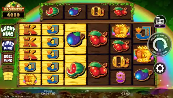 Reel Lucky King Megaways gameplay