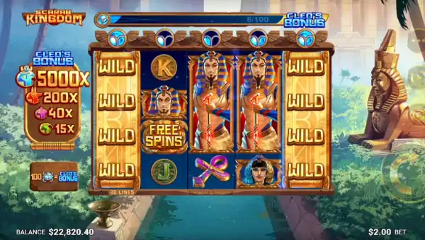 Scarab Kingdom gameplay