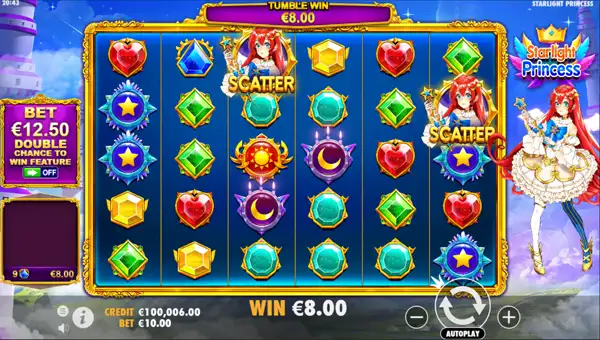 Starlight Princess gameplay