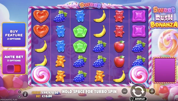 Sweet Rush Bonanza gameplay
