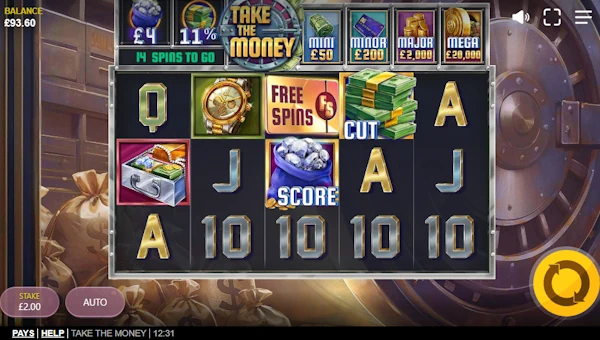 Take The Money gameplay