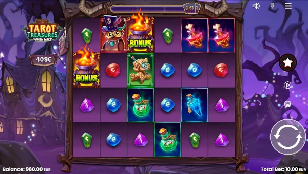 Tarot Treasures gameplay