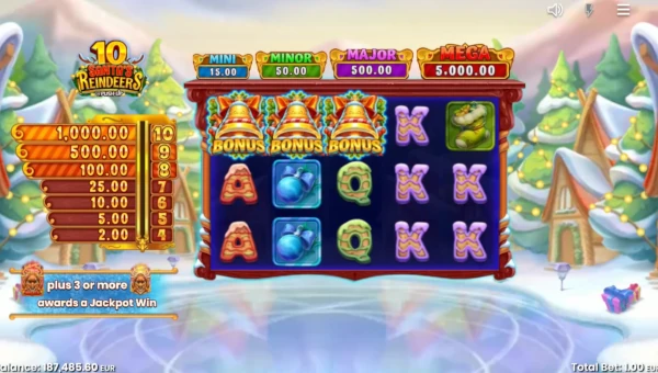10 Santas Reindeers gameplay