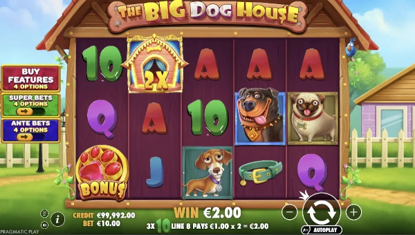 The Big Dog House gameplay