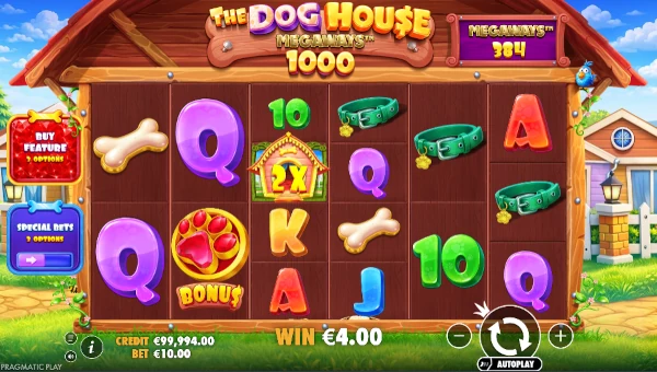 The Dog House Megaways 1000 gameplay