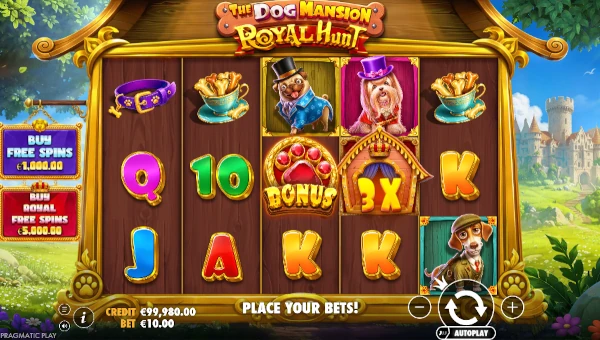 The Dog Mansion Royal Hunt gameplay
