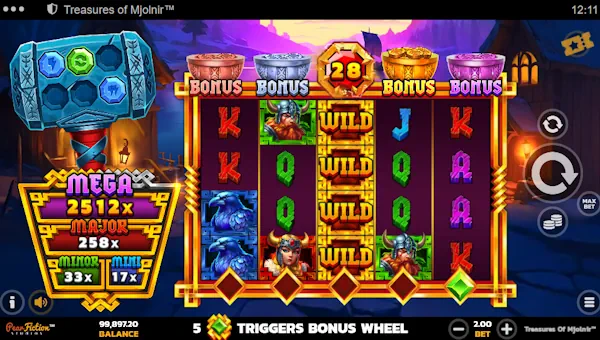Treasures of Mjolnir gameplay