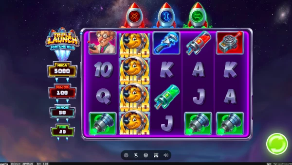 Triple Launch Fortune Wild gameplay