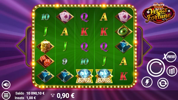 Vegas Fortune gameplay