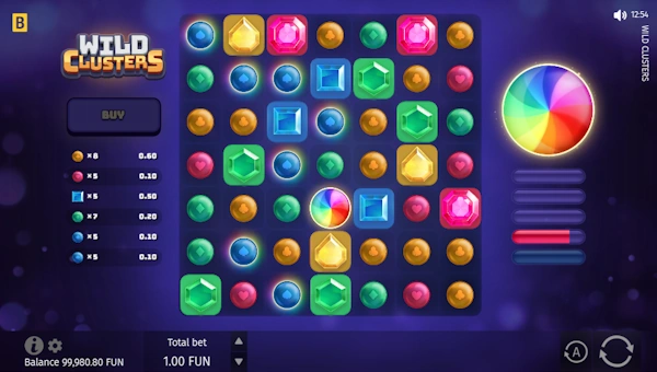 Wild Clusters gameplay