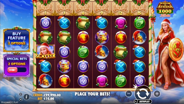 Wisdom of Athena 1000 Xmas gameplay