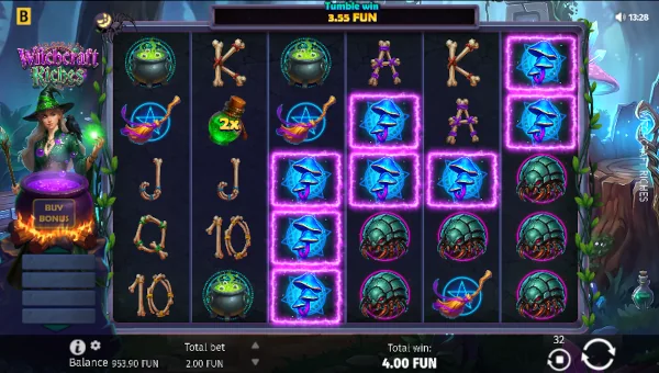 Witchcraft Riches gameplay