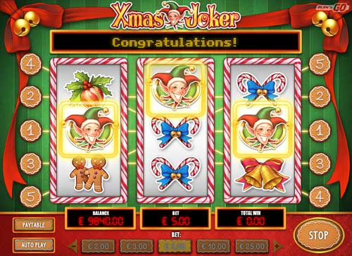 Xmas Joker gameplay