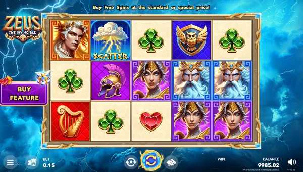 Zeus The Invincible gameplay